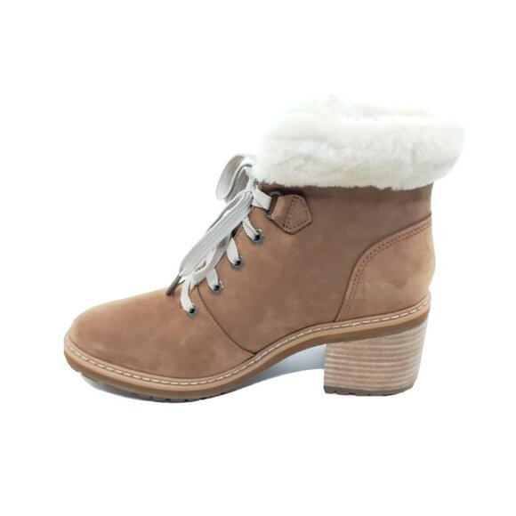 Timberland Sienna High Waterproof Tan Nubuck Leather Ankle Boots Womens US 7 - Picture 10 of 11